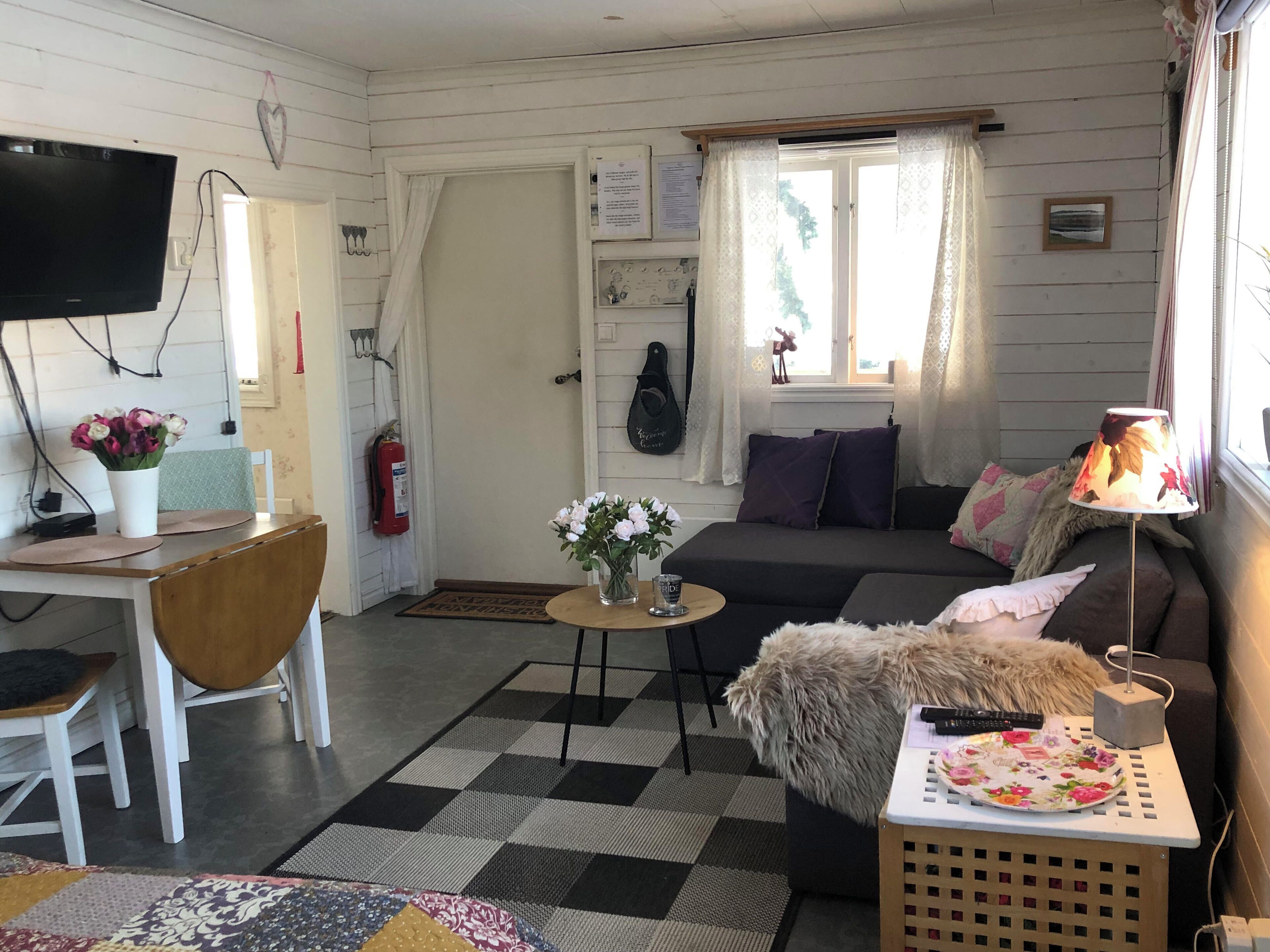 Comfort Villa, Lanai, Garden View | Living area | 65-inch Smart TV with digital channels