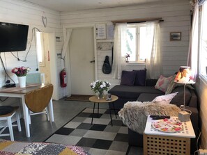 Comfort-Villa, Veranda, Gartenblick | Wohnbereich