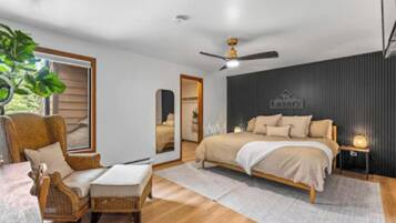 2 chambres, fer et planche à repasser, Wi-Fi, draps fournis