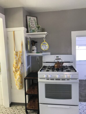 Microwave, oven, stovetop