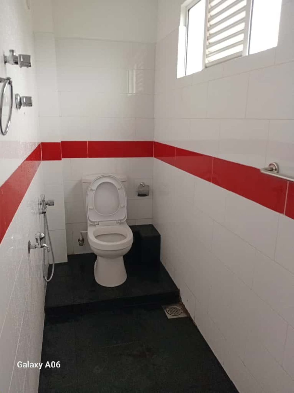 Shower, towels, soap, shampoo