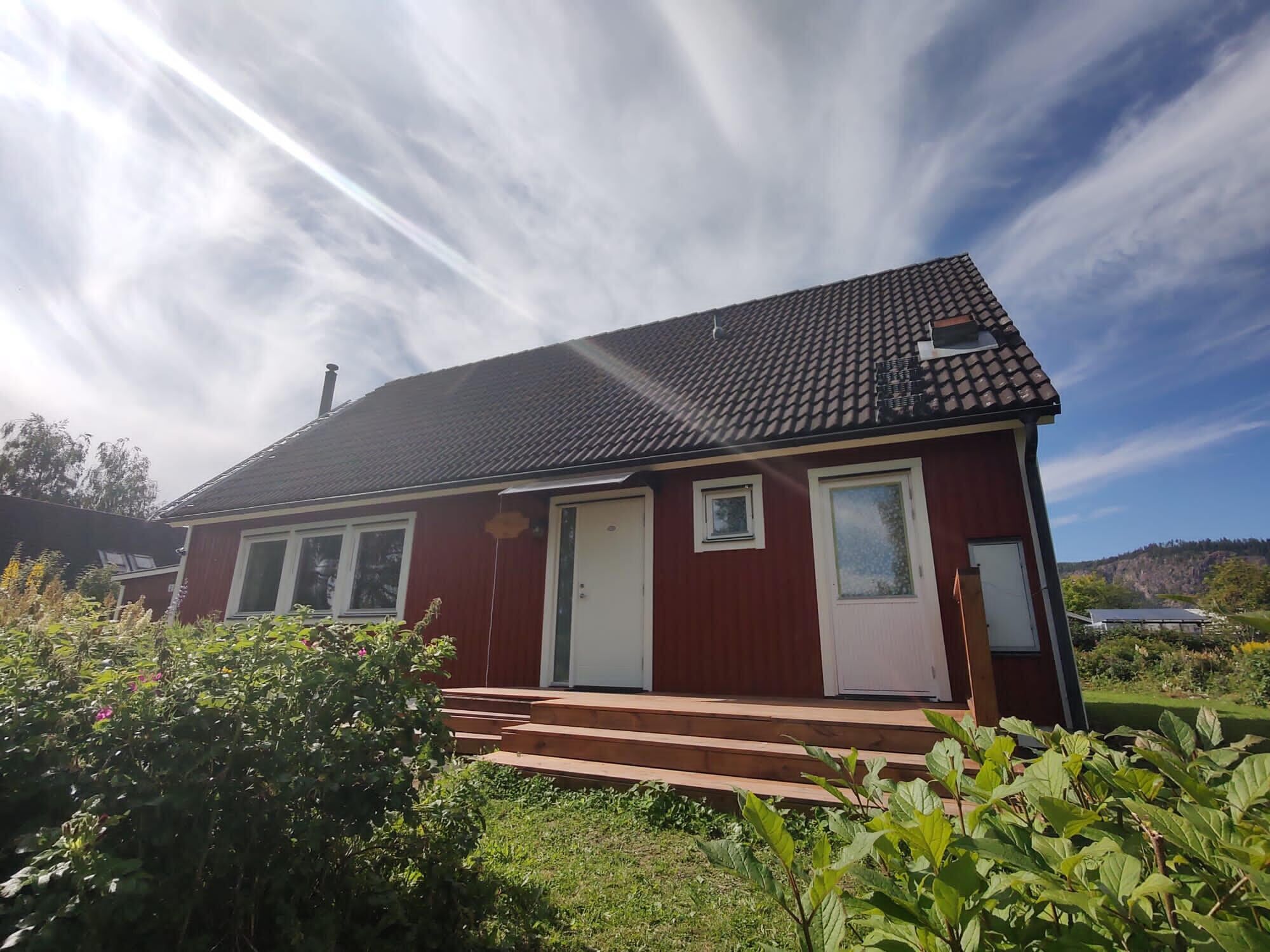 Majoituspaikan julkisivu