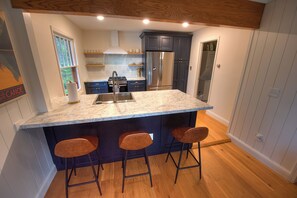 Fridge, microwave, oven, stovetop - 2 Cabins & Docks on Lake Namakagon - 4 Season Fun, Snowmobiling, UTV & Fishing! (Cable)