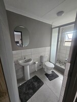 Deluxe Double Room, Patio | Bathroom | Soap, shampoo, toilet paper