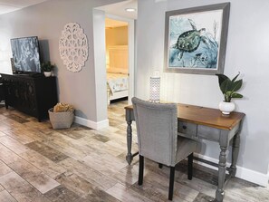 2 bedrooms, desk, free WiFi, bed sheets