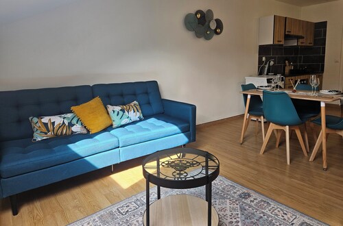 Appartement cosy avec bureau 35 m² au 2e étage