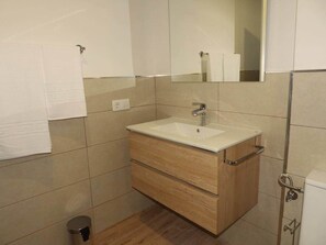 Shower, hair dryer