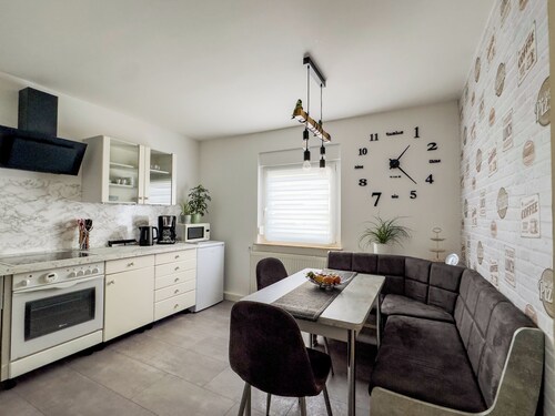 Gemütliche Ferienwohnung, gelegen zw. der sächs. Schweiz u. der Dresden.