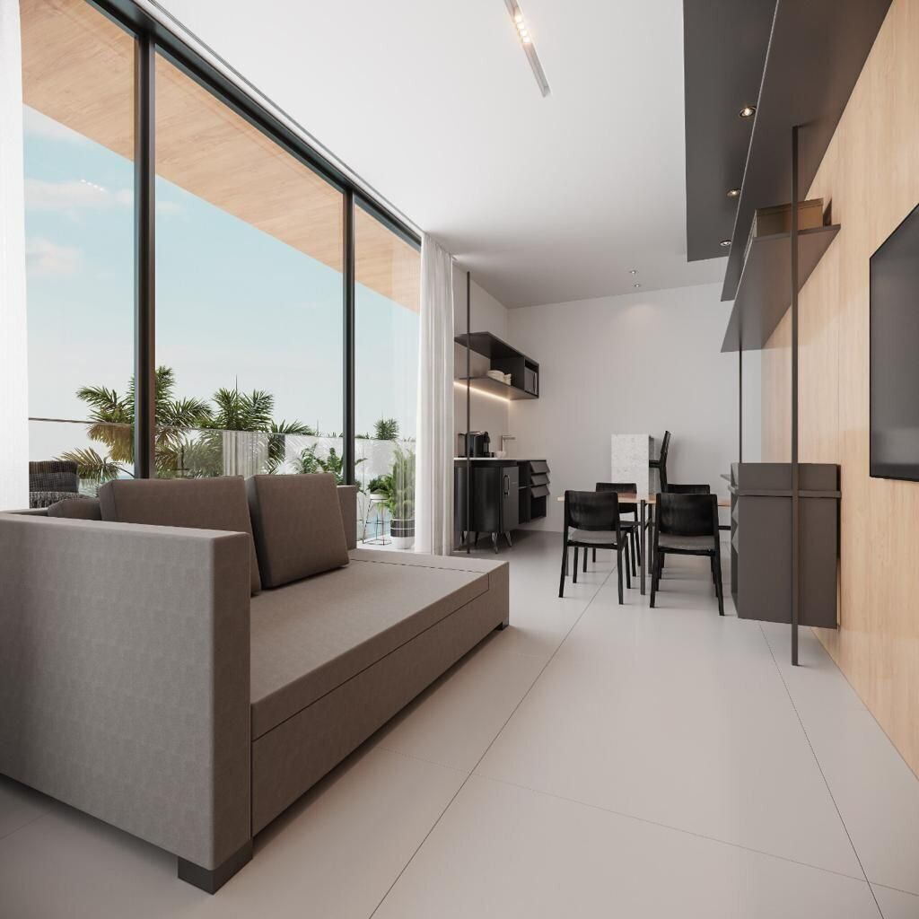 Luxury Double Room, Balcony, Partial Sea View | Living area