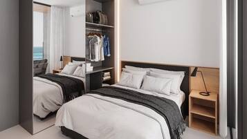 Quarto casal superluxo | Cofres nos quartos, escrivaninha, Wi-Fi de cortesia