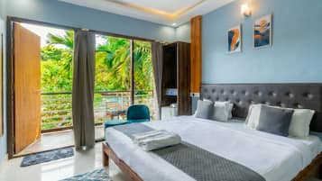 Deluxe Double Room, Garden View | Premium bedding, blackout curtains, rollaway beds, free WiFi