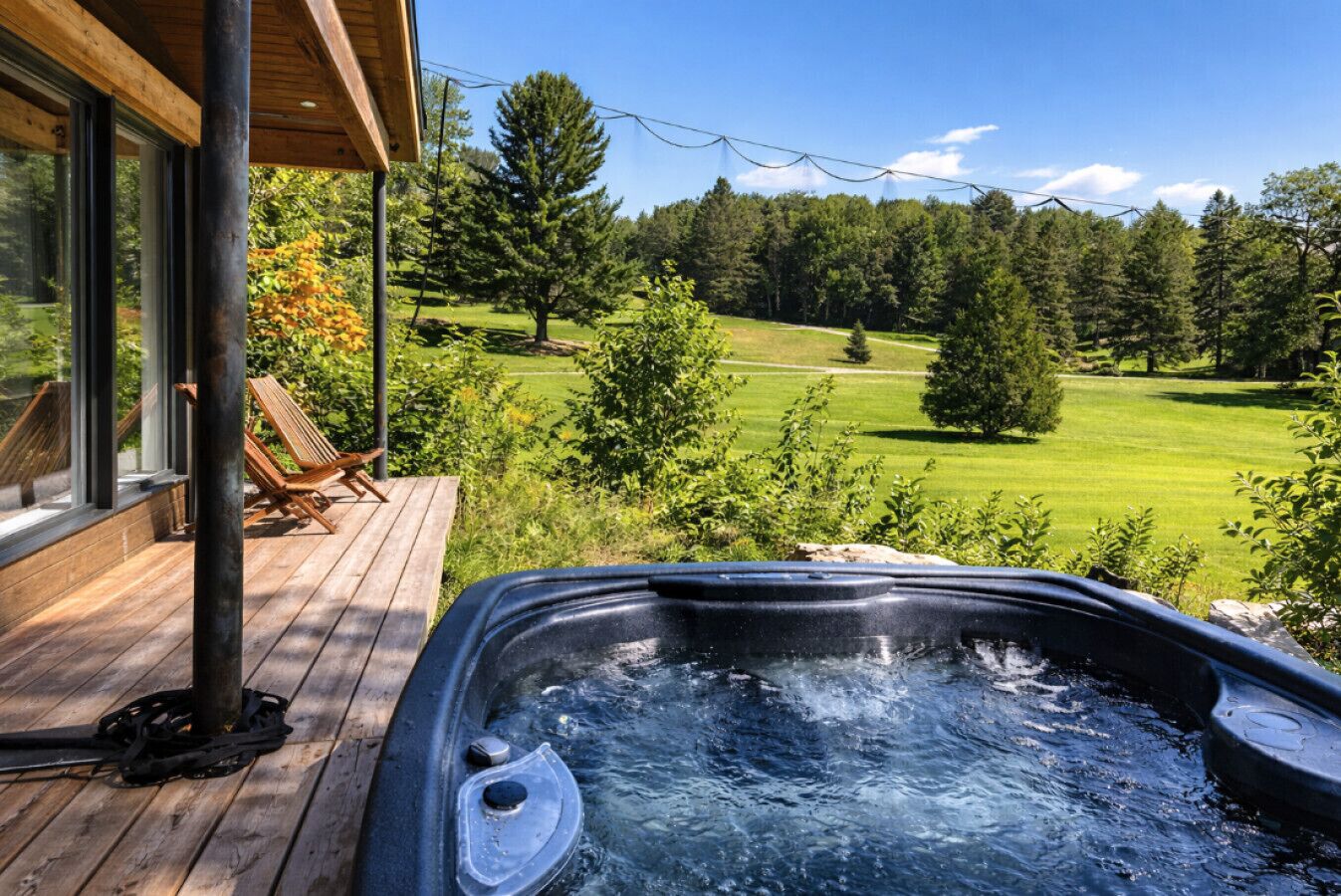 Bain à remous extérieur