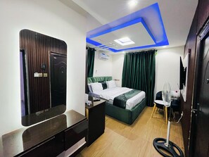 In-room safe, blackout curtains, iron/ironing board, free WiFi