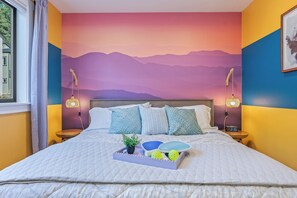 5 habitaciones, tabla de planchar con plancha, wifi y ropa de cama 