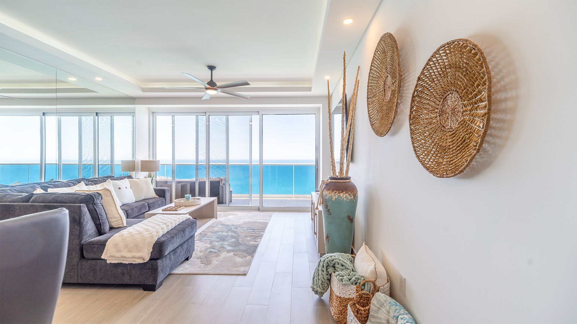 Condo, Multiple Beds, Balcony, Ocean View (Encantame Towers Velero 1802) | Living area | 42-inch flat-screen TV with digital channels