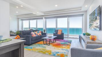Condo, Multiple Beds, Balcony, Ocean View (Encantame Towers Viento 904) | Living area | 42-inch flat-screen TV with digital channels