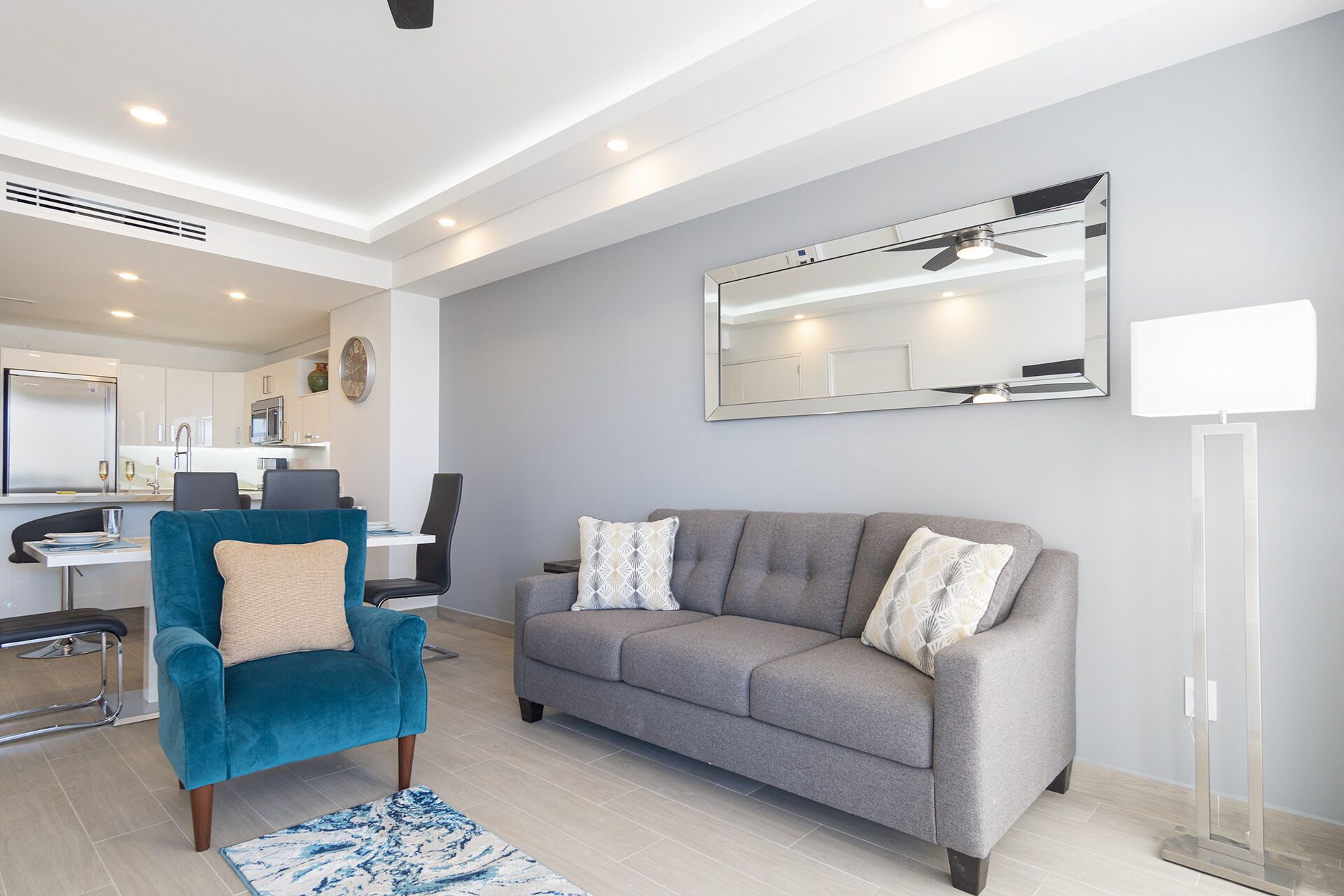 Condo, 1 King Bed with Sofa bed, Balcony, Ocean View (Encantame Towers Velero 303) | Living area