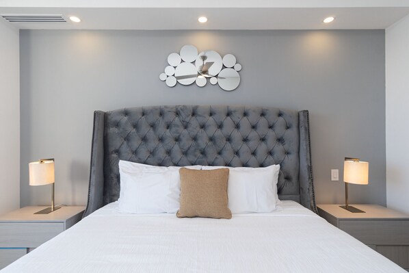 Lejlighed - 1 kingsize-seng med sovesofa - balkon - havudsigt (Encantame Towers Velero 303) | 1 soveværelse, individuelt design, individuel indretning