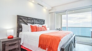 Condo, 1 Katil Raja (King) dengan Katil Sofa, Balcony, Ocean View (Encantame Towers Velero 1804) | 1 bilik tidur, dihias secara berasingan 