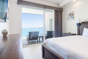 Leilighet, flere senger, balkong, havutsikt (Encantame Towers Velero 1204) | 2 soverom, individuelt dekorert og individuelt innredet