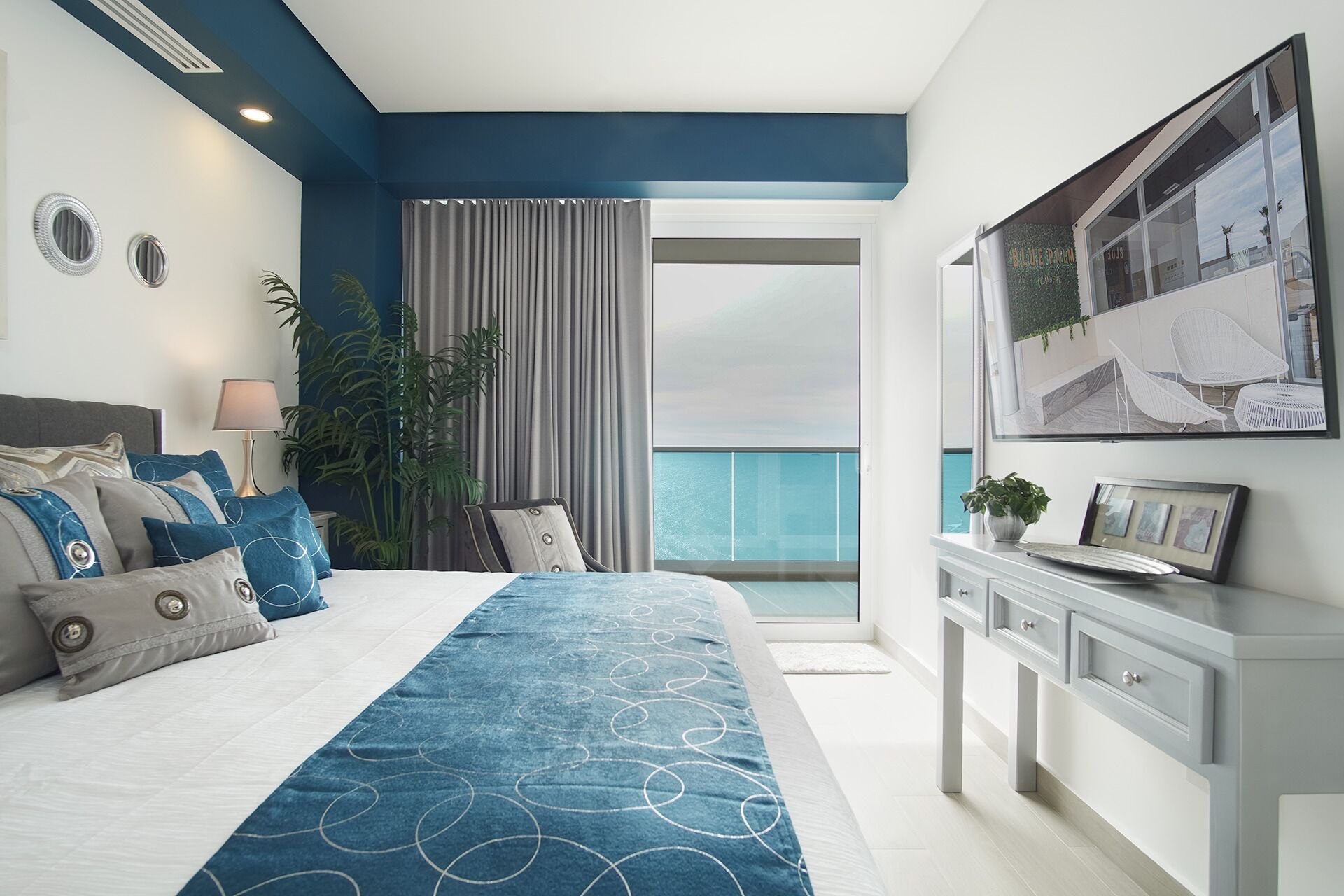 Condo, 1 King Bed with Sofa bed, Balcony, Ocean View (Encantame Towers Verano 1003)