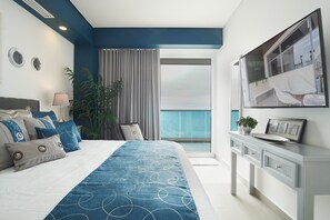 Huoneisto, 1 suuri parisänky ja vuodesohva, parveke, valtamerinäköala (Encantame Towers Verano 1003) | 1 makuuhuone, yksilöllisesti sisustettu, yksilöllisesti kalustettu