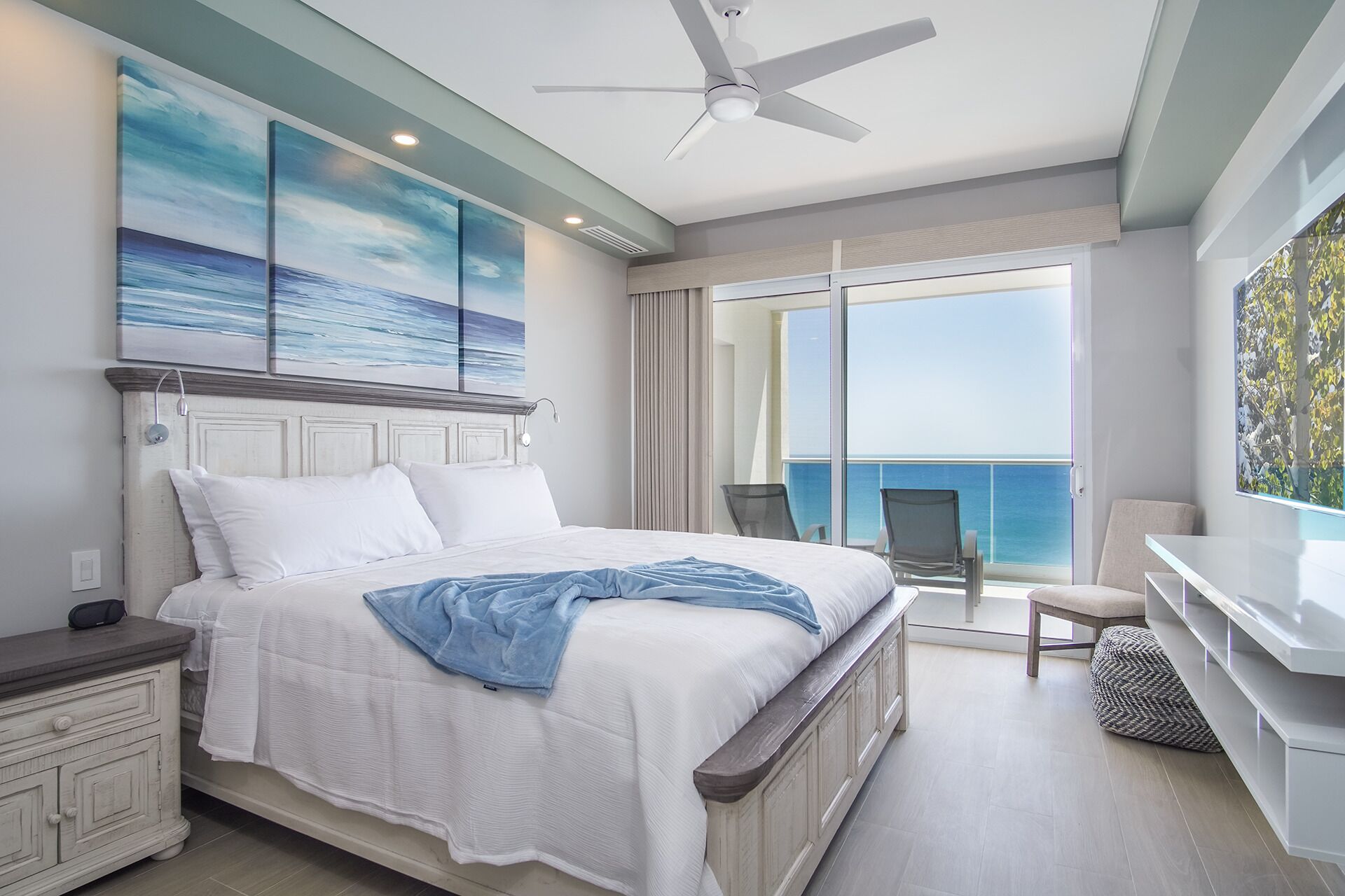 Huoneisto, useita sänkyjä, parveke, valtamerinäköala (Encantame Towers Verano 1002) | 2 makuuhuonetta, yksilöllisesti sisustettu, yksilöllisesti kalustettu