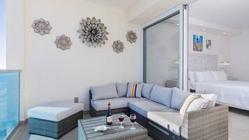 Condo, Multiple Beds, Balcony, Ocean View (Encantame Towers Velero 902) | Living area | 42-inch flat-screen TV with digital channels