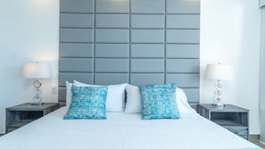 3 bedrooms, individually decorated, individually furnished, bed sheets