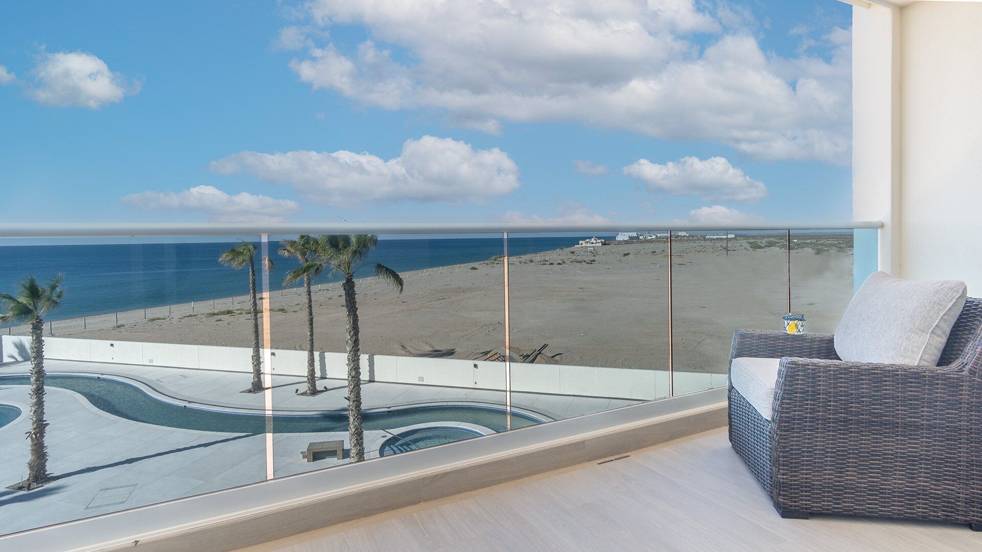 Condo, várias camas, sacada, vista para o oceano (Encantame Towers Viento 304) | Vista do quarto