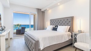 Condo, varias camas, balcón, vista al océano (Encantame Towers Viento 304) | 2 habitaciones, decoración personalizada y muebles diferentes 