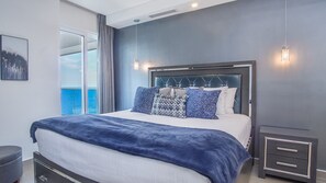 شقة - عدة أسرّة - بشرفة - بمنظر للمحيط (Encantame Towers Verano 2105) | 2 عدّة غرف نوم وبديكورات فريدة لكل غر�فة وطراز فريد لكل وحدة