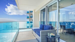Condo, Multiple Beds, Balcony, Ocean View (Encantame Towers Verano 2105) | Terrace/patio - Waterfront Contemporary Condo E2105 at Encantame (Puerto Peñasco)