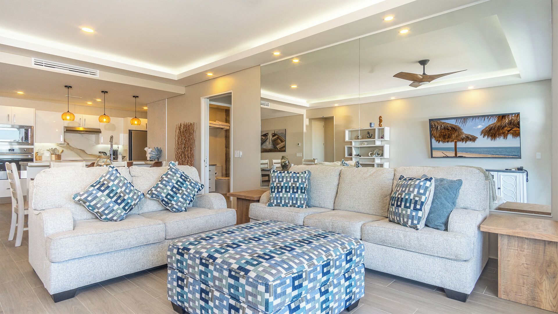 Condo, Multiple Beds, Balcony, Ocean View (Encantame Towers Viento 1404) | Living area