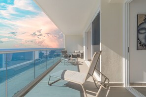 Condo, Multiple Beds, Balcony, Ocean View (Encantame Towers Velero 1102) | Terrace/patio - Amazing 2 Bedroom Beach Front Condominium at Encantame C1102 (Puerto Peñasco)