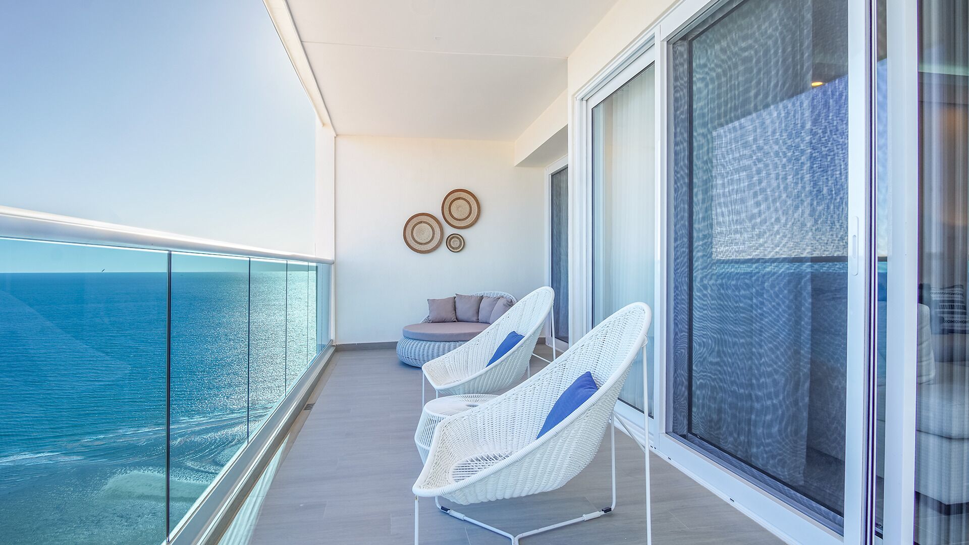 Kondominium, Beberapa Tempat Tidur, balkon, pemandangan samudra (Encantame Towers Verano 2002) | Pemandangan dari kamar