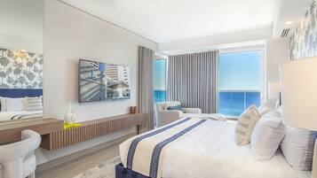 Lejlighed - flere senge - balkon - havudsigt (Encantame Towers Verano 2002) | 2 soveværelser, individuelt design, individuel indretning, sengetøj