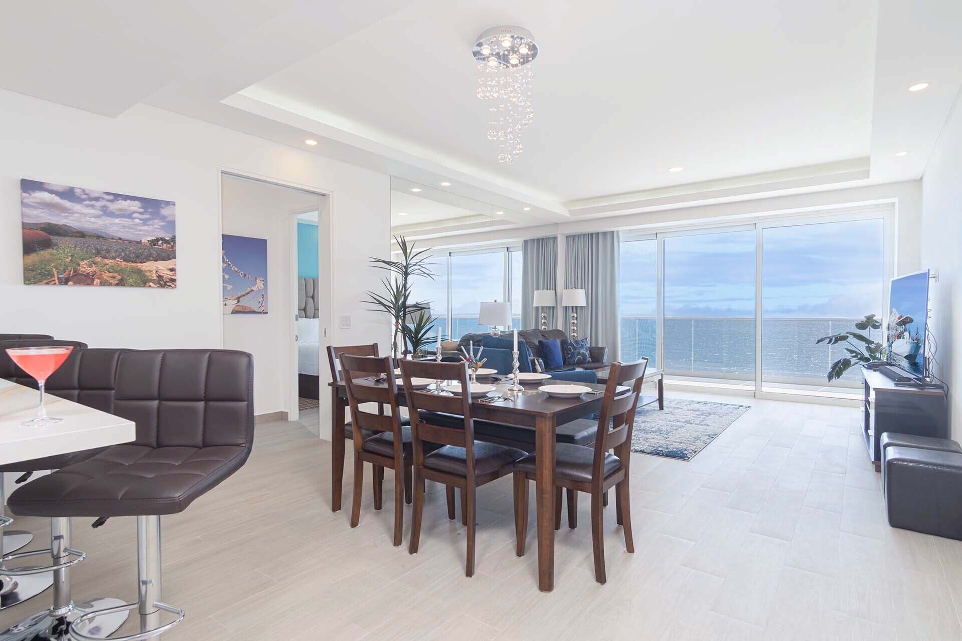 Lägenhet - flera sängar - balkong - havsutsikt (Encantame Towers Velero 402) | Interiör