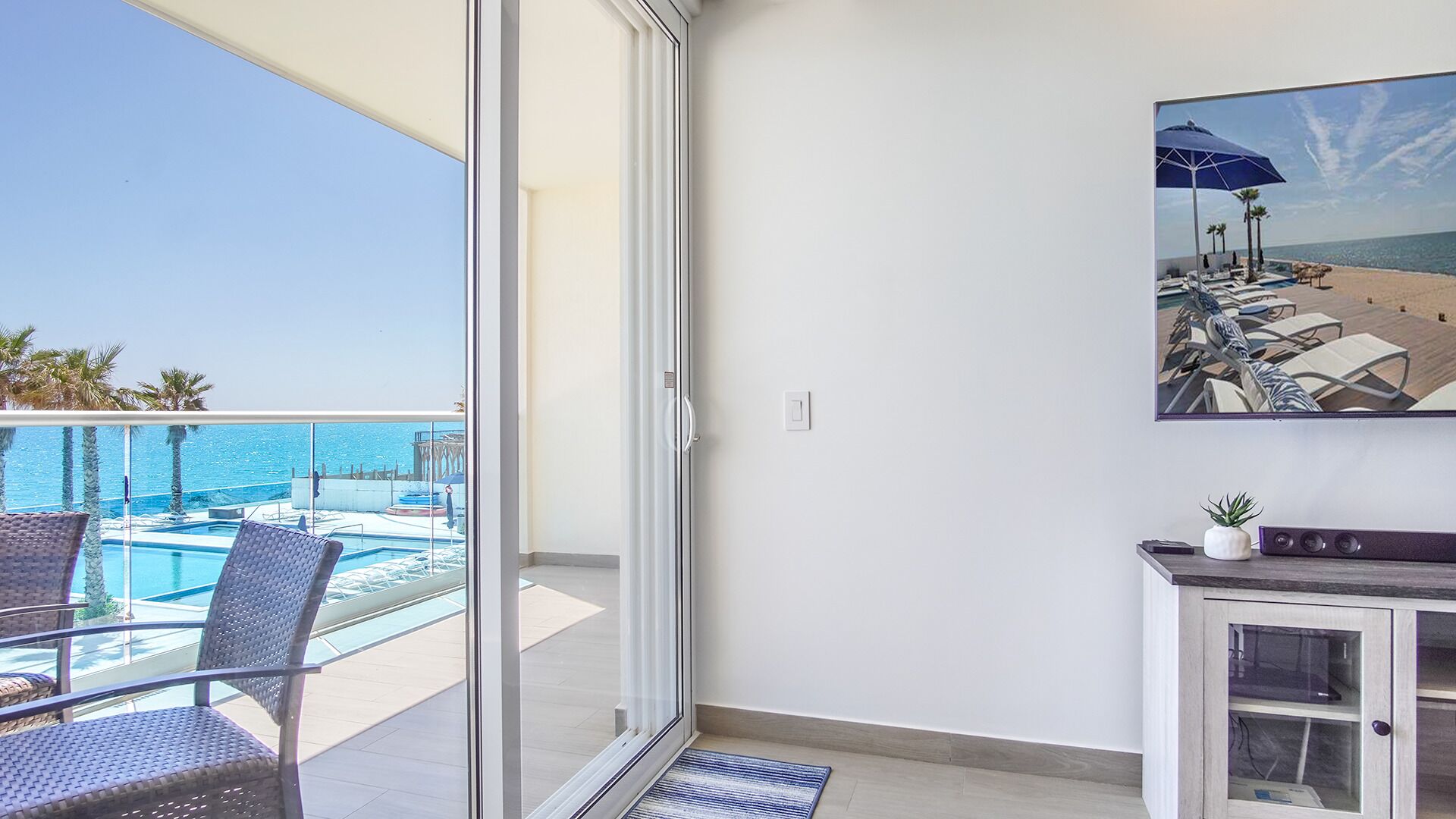 Condo, 1 King Bed with Sofa bed, Balcony, Ocean View (Encantame Towers Velero 203) | Interior