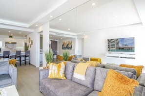 Condo, Multiple Beds, Balcony, Ocean View (Encantame Towers Velero 904) | Living area | 42-inch flat-screen TV with digital channels - Gorgeous 2 Bedroom Condo Encantame Towers Velero 904 (Puerto Peñasco)