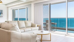 Condo, Multiple Beds, Balcony, Ocean View (Encantame Towers Viento 2204) | Living area | 42-inch flat-screen TV with digital channels - Modern 2 BR Condo at Encantame Towers Viento 2204 (Puerto Peñasco)
