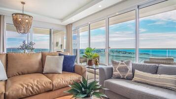 Condo, Multiple Beds, Balcony, Ocean View (Encantame Towers Verano 301) | Living area