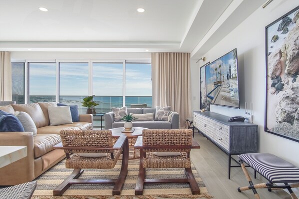 Condo, Multiple Beds, Balcony, Ocean View (Encantame Towers Verano 301) | Living area | 42-inch flat-screen TV with digital channels - Awesome 3 Bedroom Condo Encantame Tower E 301 (Puerto Peñasco)