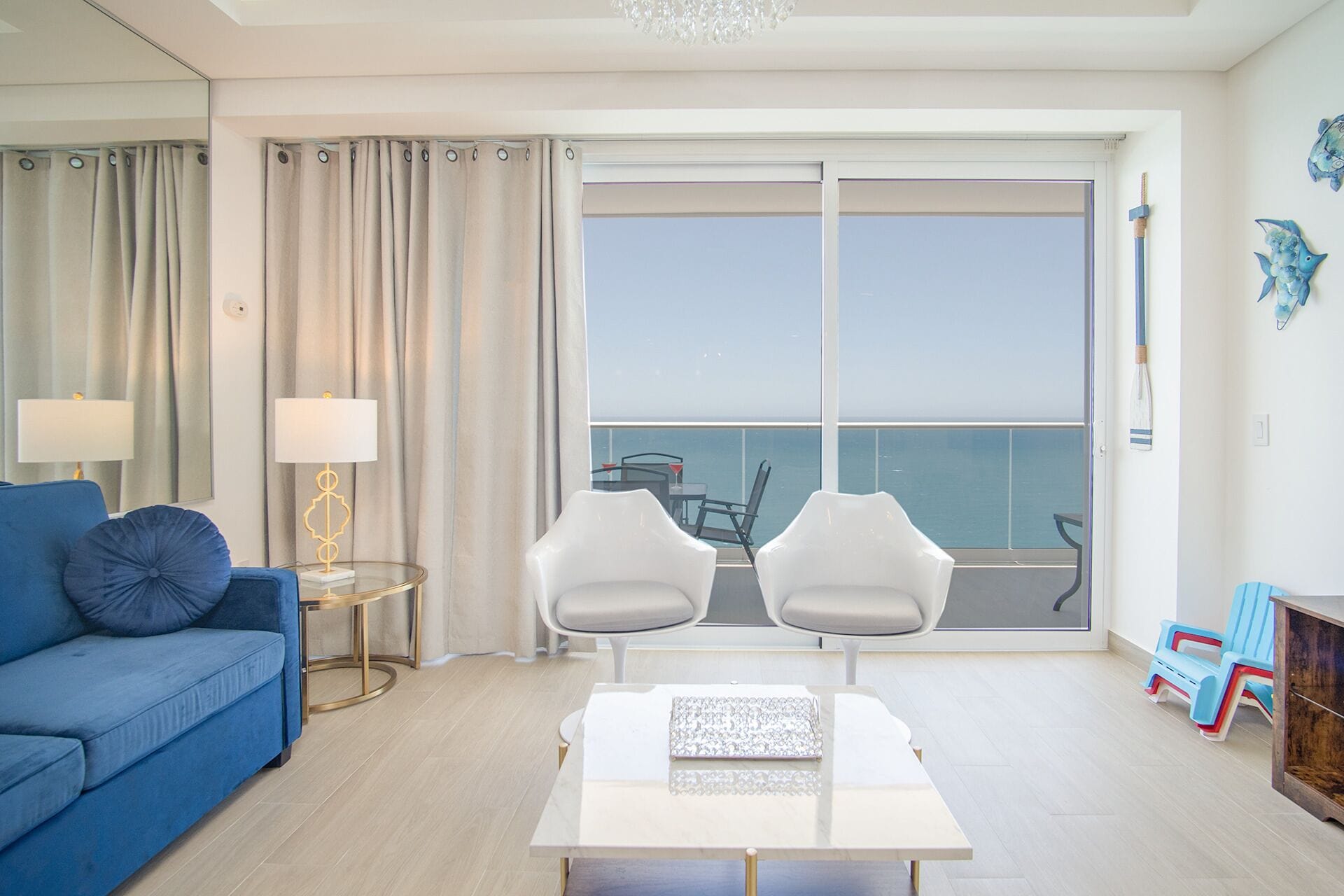 Condo, Multiple Beds, Balcony, Ocean View (Encantame Towers Velero 2102) | Living area | 42-inch flat-screen TV with digital channels