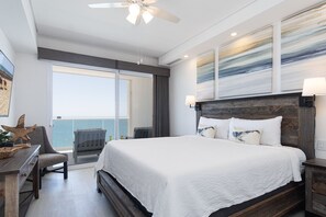 2 bedrooms, individually decorated, individually furnished, bed sheets