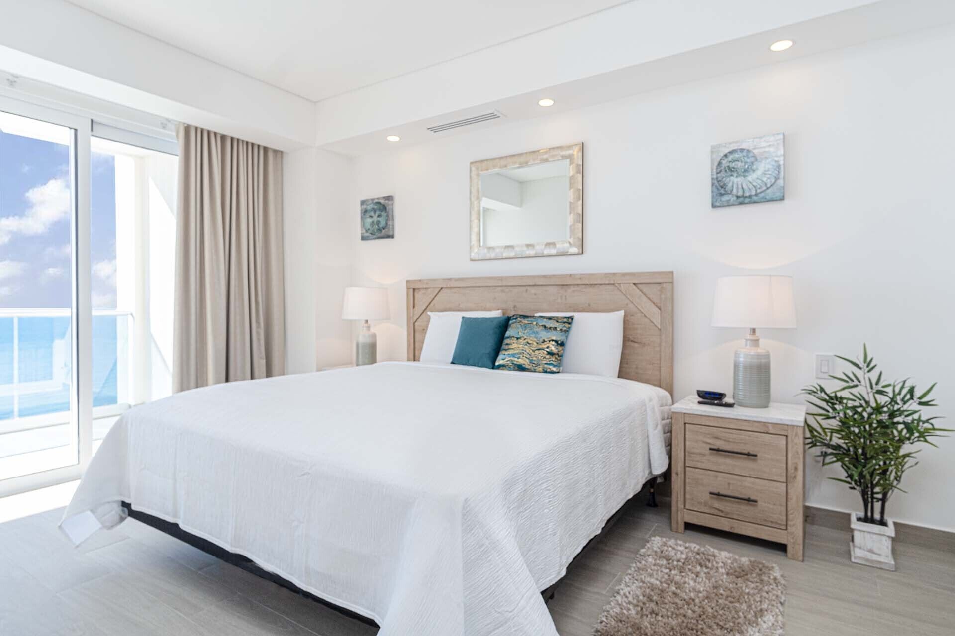 Appartamento, 1 letto king con divano letto, balcone, vista oceano (Encantame Towers Velero 703) | 1 camera, con stile personalizzato, con arredamento individuale