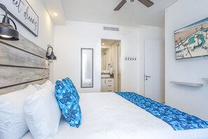 公寓客房, 多張床, 露台, 海景 (Encantame Towers Verano 505) | 2 間睡房、獨特設計、獨特裝修、床單