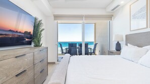 Condo, varias camas, balcón, vista al océano (Encantame Towers Viento 202) | 2 habitaciones, decoración personalizada y muebles diferentes