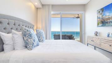 Condo, Multiple Beds, Balcony, Ocean View (Encantame Towers Viento 704) | 2 bedrooms, individually decorated, individually furnished, bed sheets