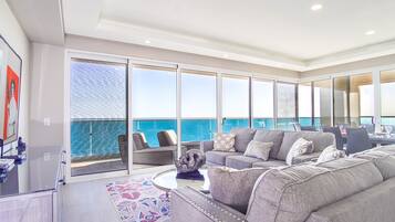 Condo, Multiple Beds, Balcony, Ocean View (Encantame Towers Velero 801) | Living area | 42-inch flat-screen TV with digital channels